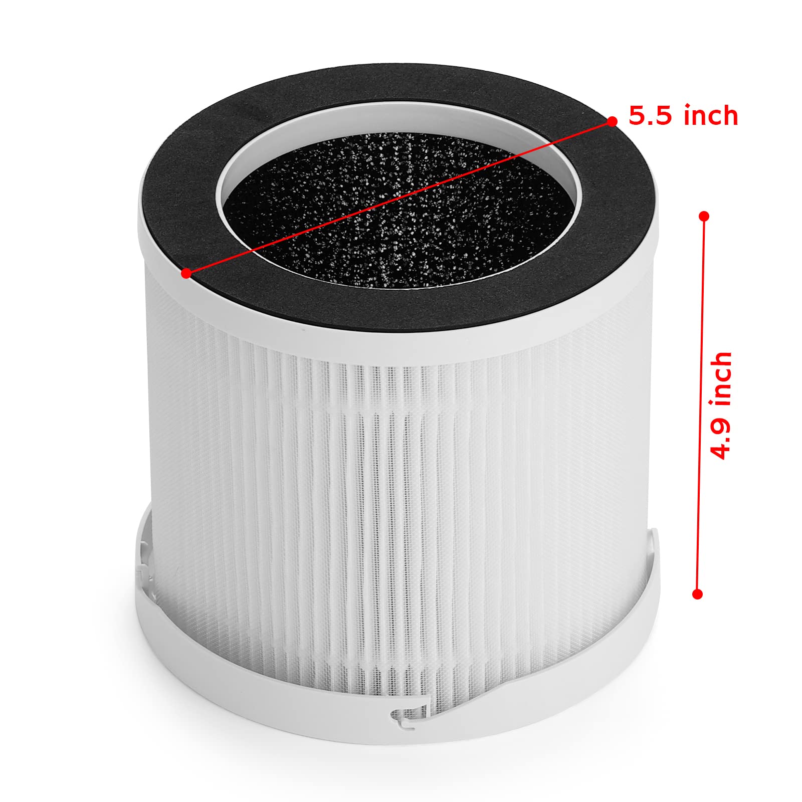 Airthereal Bundle | ADH70 HEPA Air Purifier for car, bedroom, officie and study room desktop and 2-Pack Spare Replacement Filter, Day Dawning