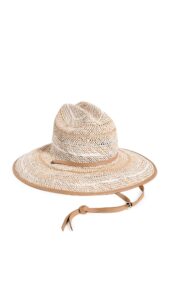 lele sadoughi women's straw woven hat, pecan, tan, one size