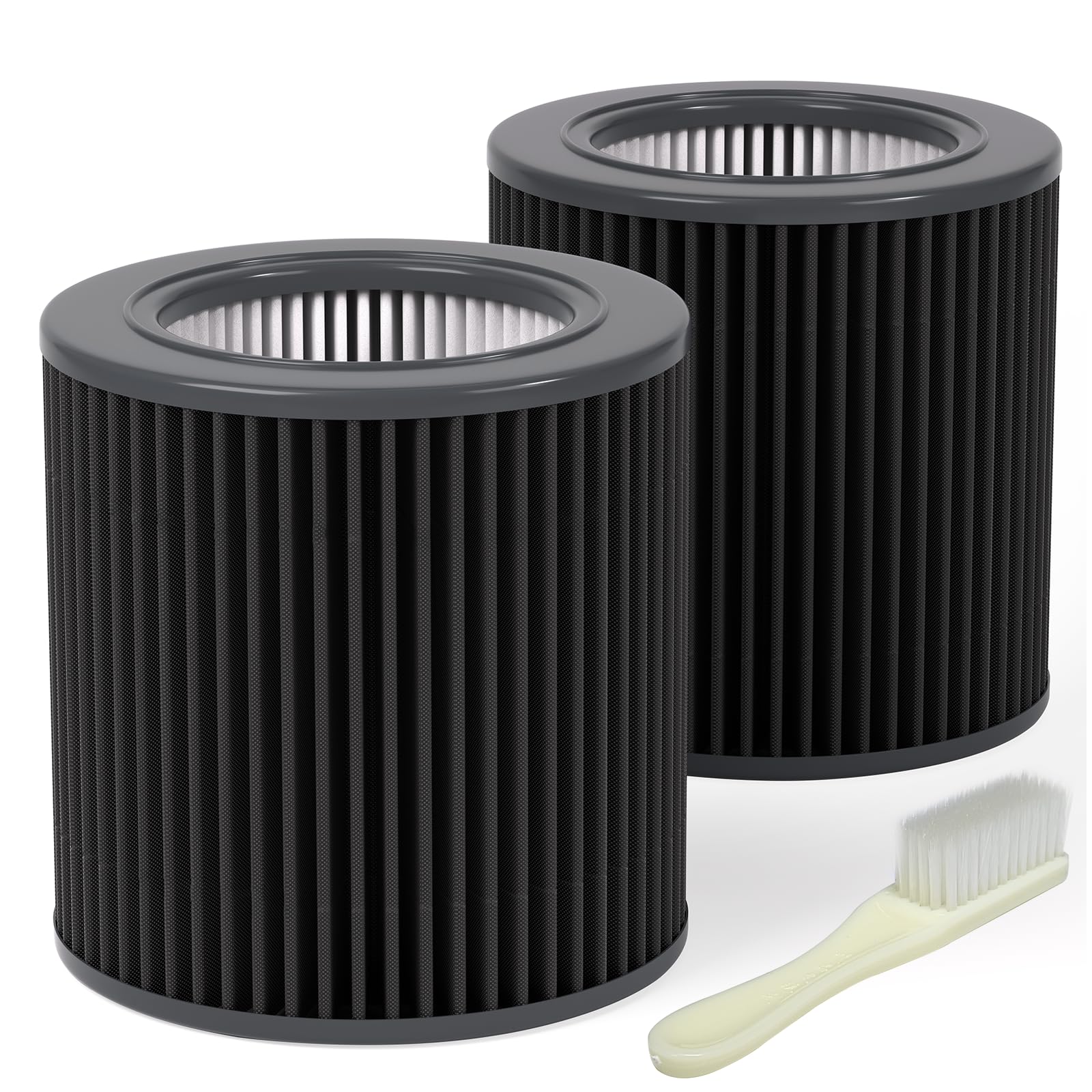 Leemone H13 True Air Mini Filter Replacements Compatible with Molekule Air Mini & Air Mini + Air Purifiers, 3-in-1 High-Efficiency True HEPA Replacement Filter, 2 Pack