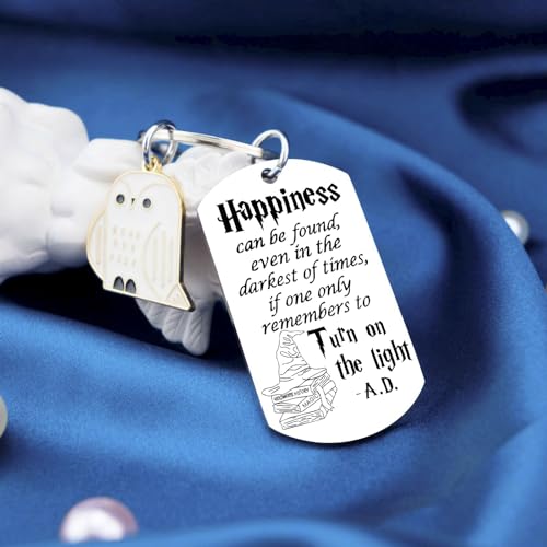 ichrati Magic Movie Gifts Valentines Keychain Merchandise Personalized Keychains Wizardry Gift for Daughter Teen Girls Trendy Stuff Inspirational Gift for Women A.D. Quotes key Chain Keepsakes