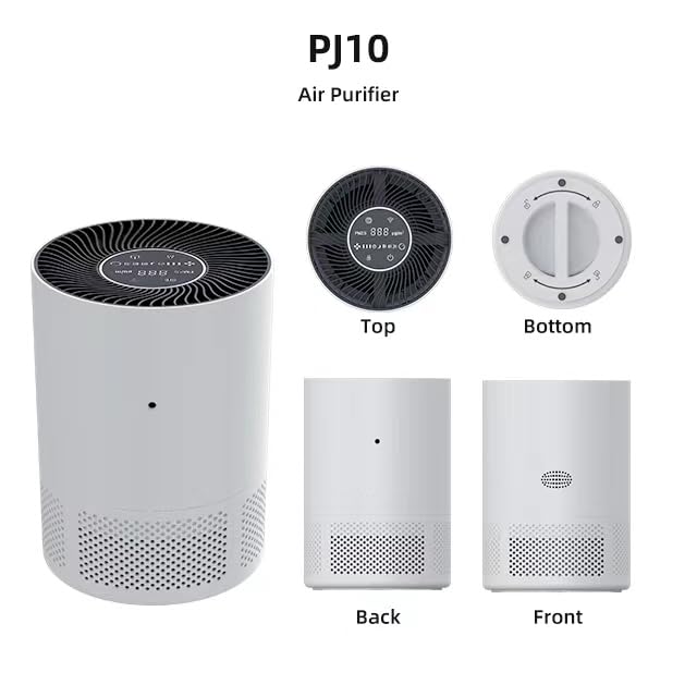 Air Purifiers for Bedroom with Wifi Alexa APP Control Timer/Air Purifier Cleaner W PM 2.5 Air Quality Light, Smart Air Purifier for Home Large Room up to 1200 Ft², H13 True HEPA for Pets