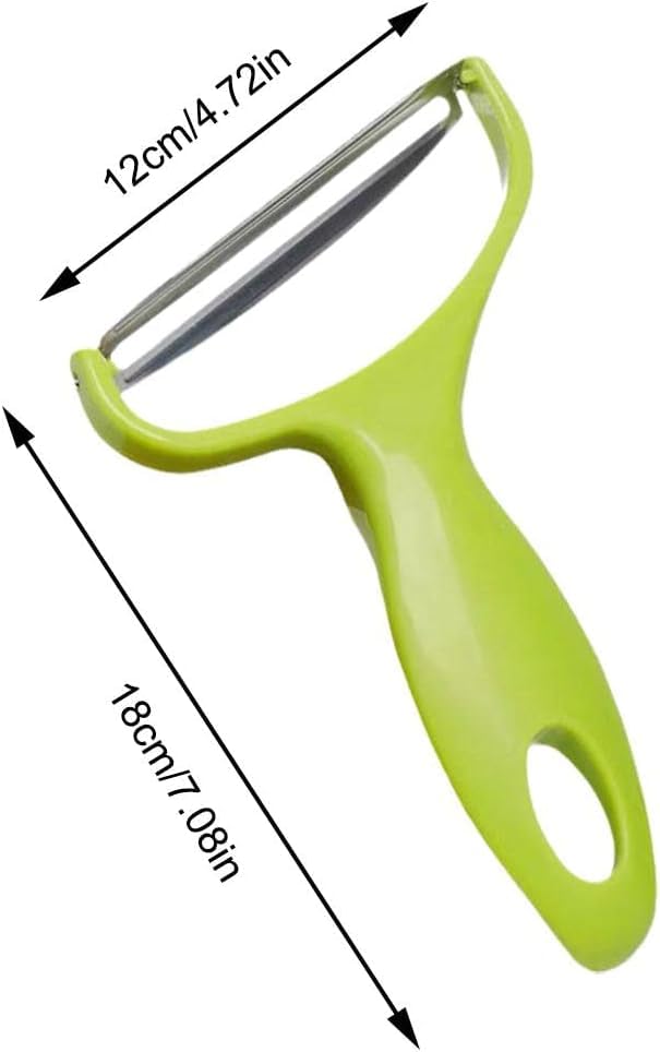 Green Cabbage Shredder,Vegetable Cutter Cabbage Slicer,Stainless Steel Fruit Vegetable Potato Peeler Cabbage Graters Kitchen Must Have for Home Restaurants 18 * 12cm