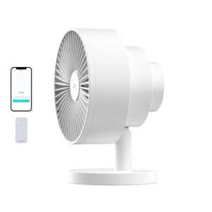 windmill new to amazon smart air circulator and fan with remote and wi-fi/app - 18 db whisper-quiet plus tri-layer airflow