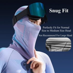 Balaclava Face Mask for Men Women Black Full Head Cover Mask Under Helmet for Motorcycle Riding Skiing Balaclava Masks for Cold Weather Skiing Winter Ski Mask