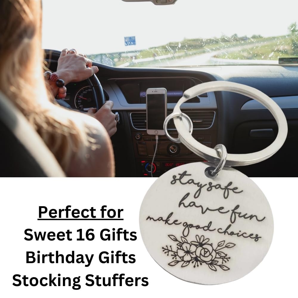 Pretty Inappropriate, 17 Year Old Girl Gift Ideas, Sweet 16 Gifts for Girls, 18th Birthday Gifts for Daughter, Drive Safe Keychain for Daughter, 16 Year Old Girl Birthday Gift Ideas, Gifts for Teens