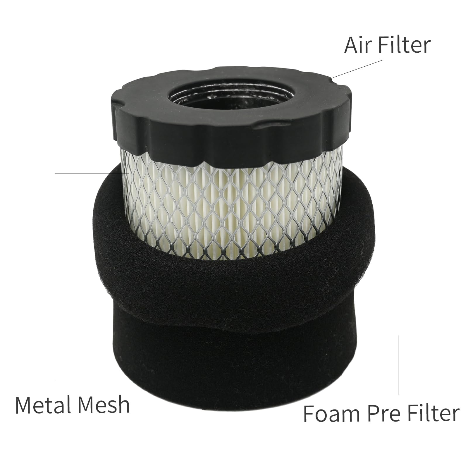 SYOWADA 798897 Air Filter Replacement for B-Stratton 798897 794935 653412 592496, 21551500 Air Filter Replacement for BS 44M977 44P977 44Q977 49L977 Lawn Mowers