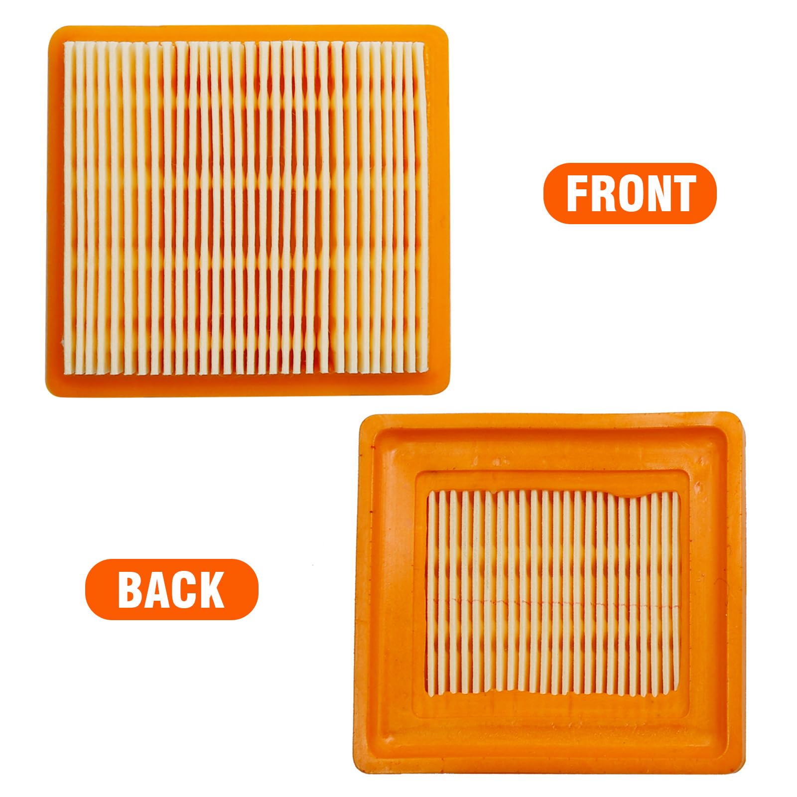 SYOWADA 2 Pcs 4180 141 0300 Air Filter Replacement for STIHL FS89 FS89R FS91 FS91R FS111 FS111R, 41801410300 Air Filter Replacement for STIHL KM91R KM111R KM131 KM131R BT131 HT102