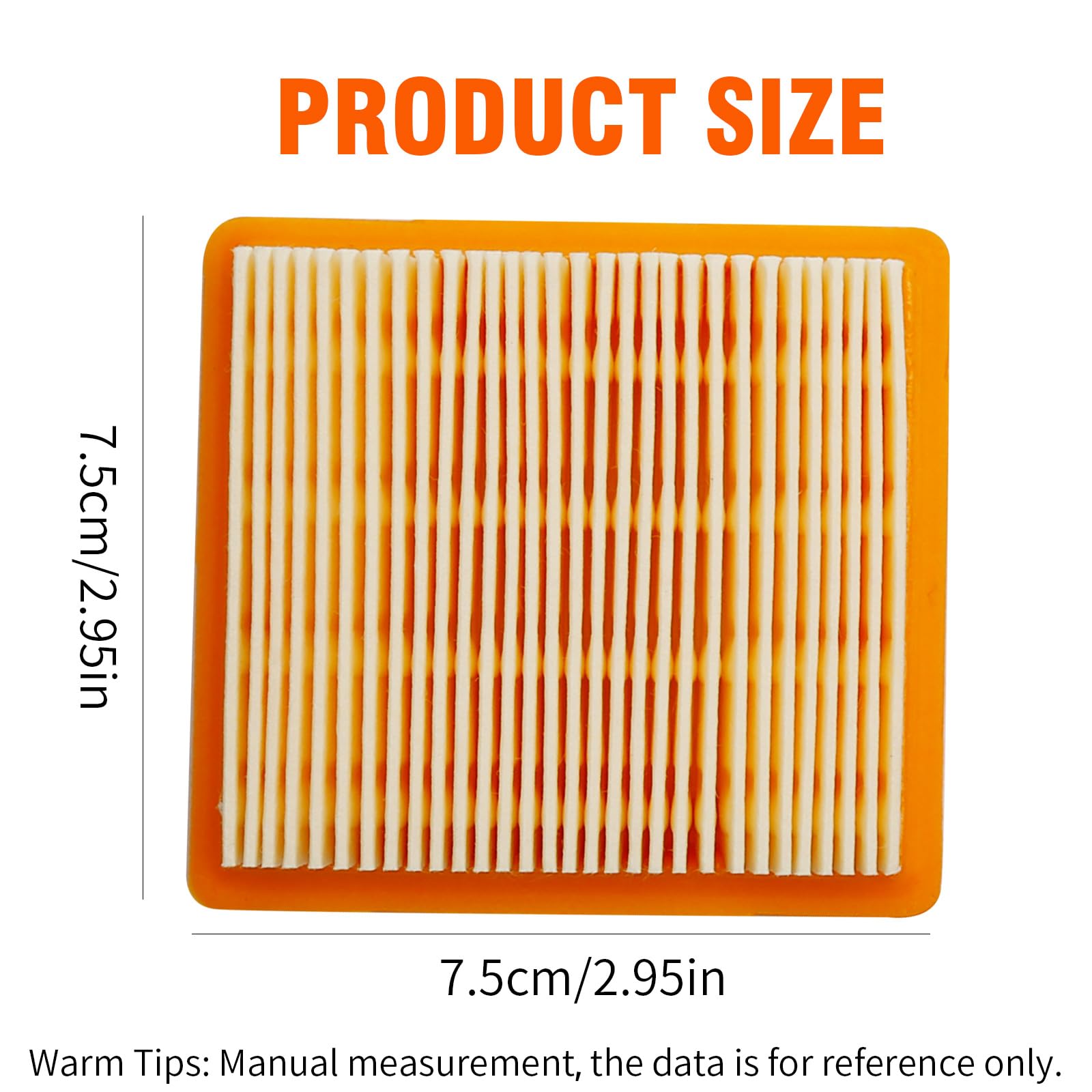 SYOWADA 2 Pcs 4180 141 0300 Air Filter Replacement for STIHL FS89 FS89R FS91 FS91R FS111 FS111R, 41801410300 Air Filter Replacement for STIHL KM91R KM111R KM131 KM131R BT131 HT102