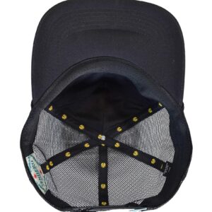 Sendero Provisions Co. Cowboy Hat Embroidered Logo Snapback Trucker Cap One Size (Black/Gold)