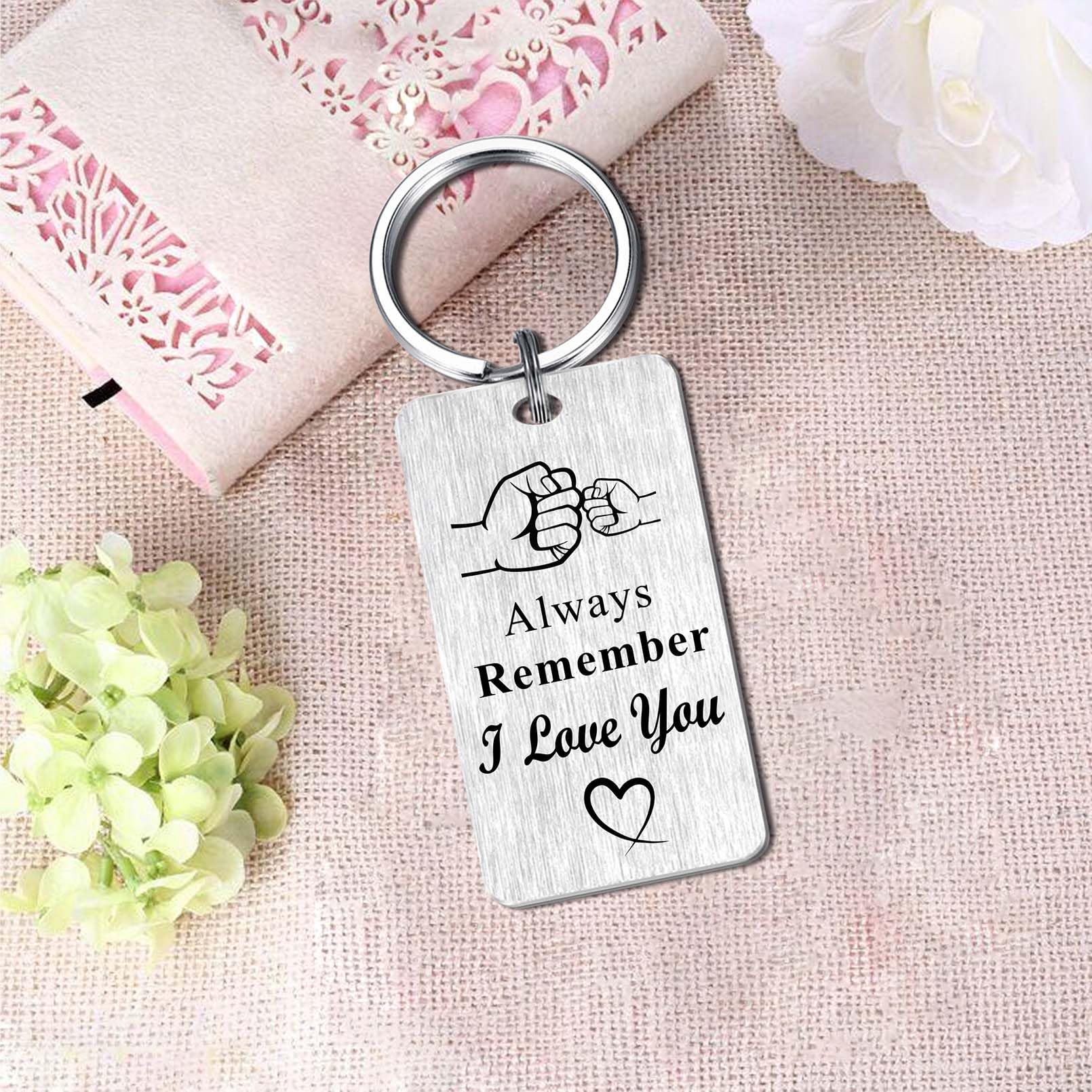 Jzxwan Brother Gifts from Sister, I Love You Brother Birthday Gifts Ideas, I Will Always Your Back Brother Graduation Gifts for Men Fathers Day Key Chain