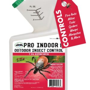 7.9% Bifenthrin Insecticide - 32 Ounces - (Compare to Leading Brands) – Professional Insect Control - Kills on Contact - Fire Ants, Ticks & More