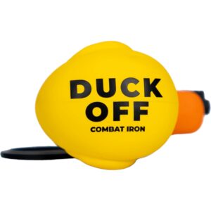 Combat Iron Tactiduck Novelty Rubber Duck Keychain | Durable Key Chain Duck Accessory | Tactiduck 3D Rubber Duck Keychain