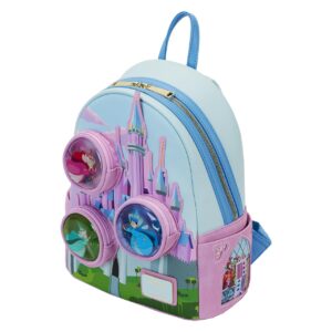 Loungefly Disney Sleeping Beauty Stained Glass Castle Mini Backpack