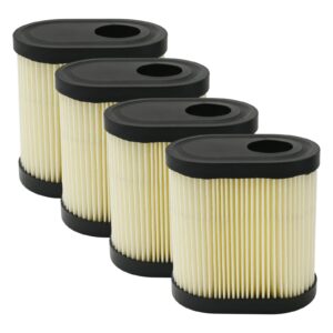 36905 Air Filter Replacement for Tecumseh Craftsman Toro LEV100 LEV115 LEV120 LV195EA OVRM65 OVRM105 OVRM120 Lawn Mower (Pack of 4)