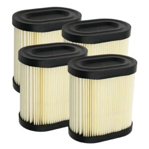 36905 Air Filter Replacement for Tecumseh Craftsman Toro LEV100 LEV115 LEV120 LV195EA OVRM65 OVRM105 OVRM120 Lawn Mower (Pack of 4)