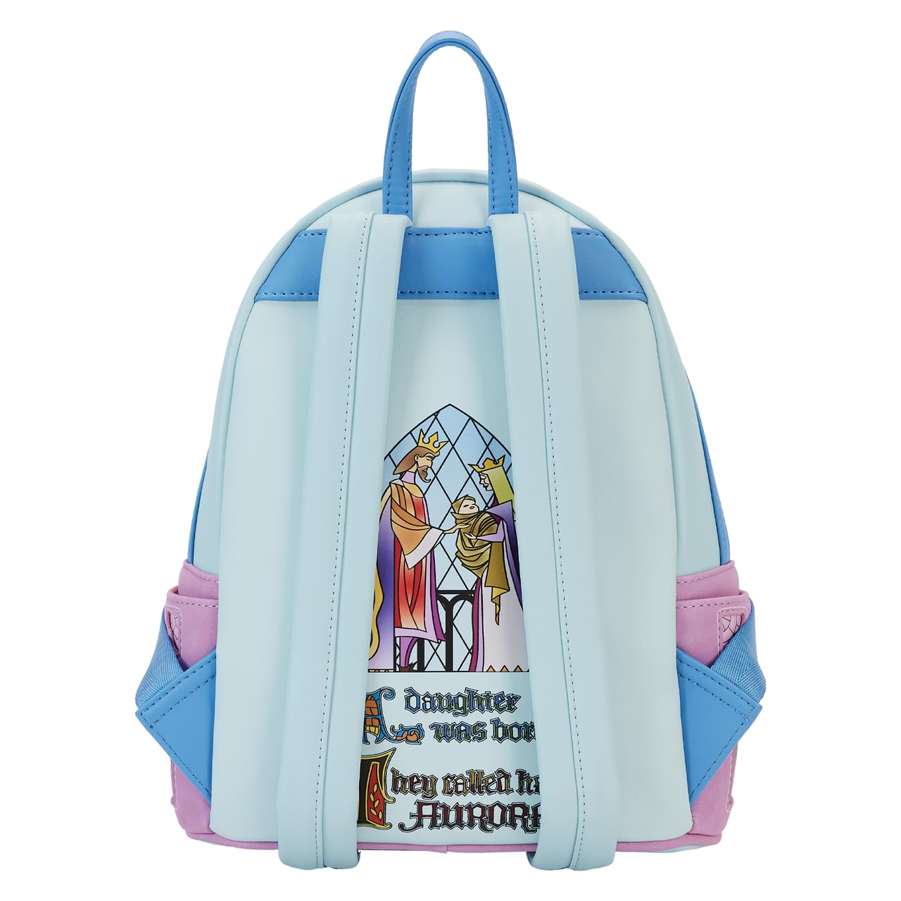 Loungefly Disney Sleeping Beauty Stained Glass Castle Mini Backpack