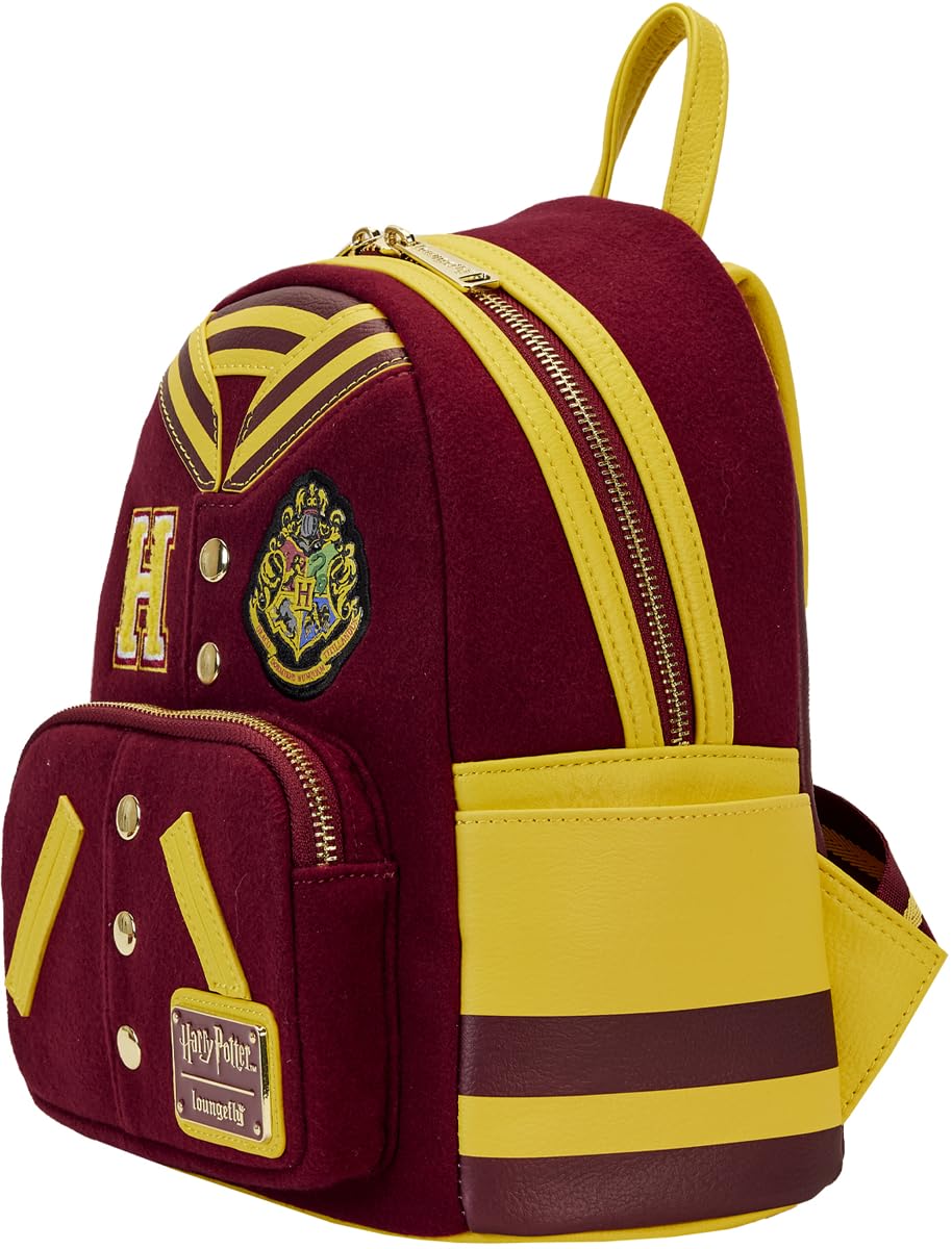 Harry Potter - Hogwarts Crest Varsity Jacket Mini Backpack, Loungefly