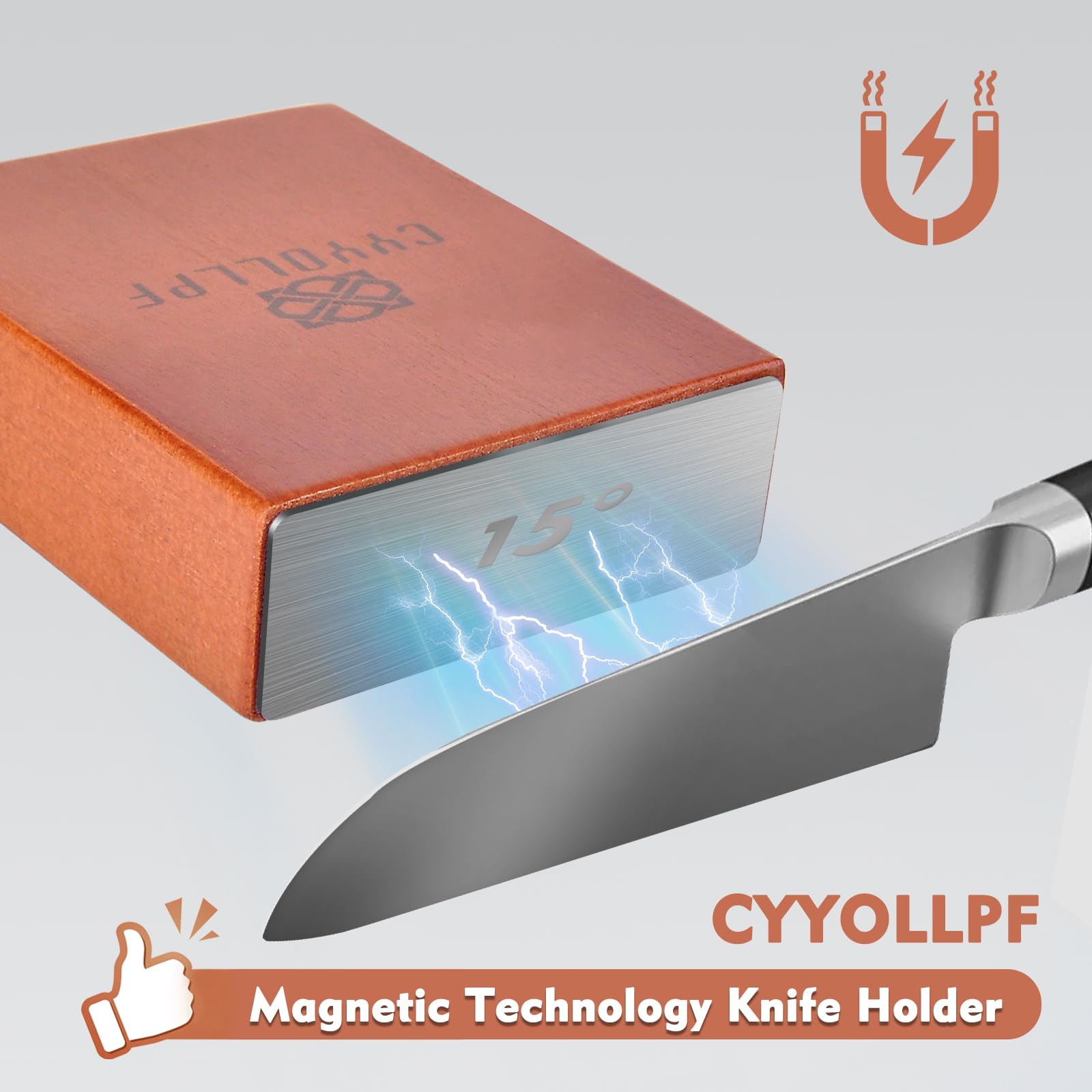 Rolling Knife Sharpener,CYYOLLPF Upgraded Knife Sharpener Industry Diamond Knife Sharpening Tool Rolling Knife Sharpener Kit with 15 and 20 Degree Magnetic Angle Base for Kitchen Knives