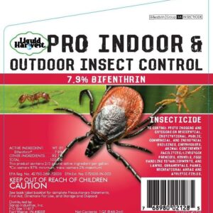 7.9% Bifenthrin Insecticide - 32 Ounces - (Compare to Leading Brands) – Professional Insect Control - Kills on Contact - Fire Ants, Ticks & More