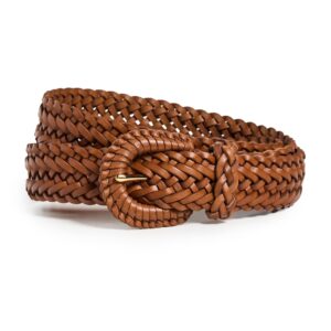 Madewell Women's Woven Belt, Desert Camel, Tan, M-L