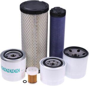 solarhome maintenance filter kit compatible with new holland boomer 47 tractors with 2.2l engine