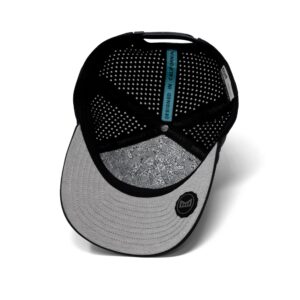 melin Odyssey Brick Hydro, Black Camo Midnight, Men's Performance Snapback Hats, Water-Resistant Fitted Baseball Cap for Men & Women, Golf, Running, or Workout Hat, Medium-Large