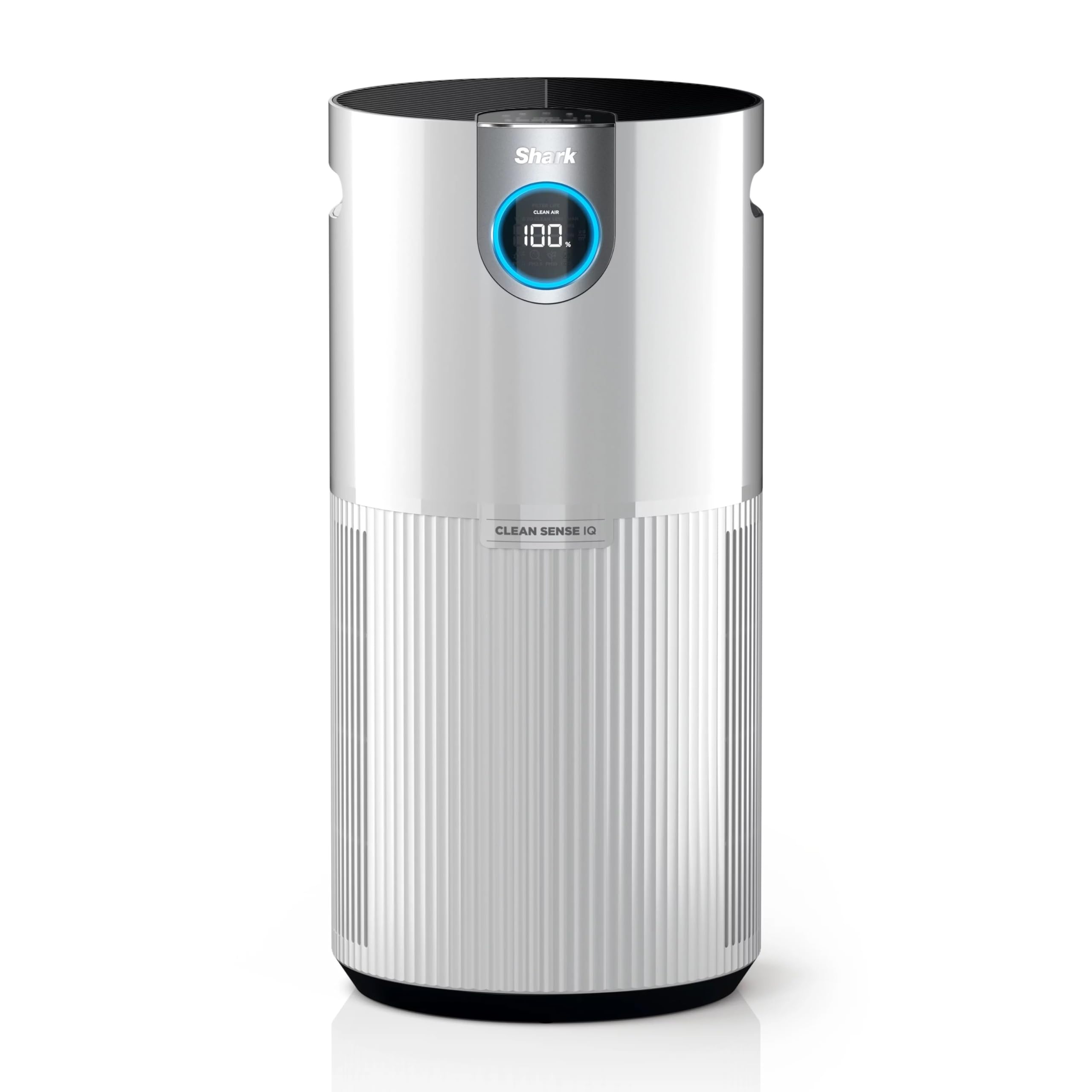 Shark HP200 Air Purifier MAX with Nanoseal HEPA, Cleansense IQ, Odor Lock, Cleans up to 1000 Sq. ft. and 99.98% of Particles, Dust, Allergens, Smoke, 0.1–0.2 Microns, White (Renewed)