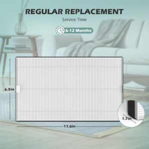 F1 Replacement Filter Compatible with Filtrete 3M C01 T02 Room Air Cleaner Purifer FAP-C01-F1,FAP-T02-F1, FAP-01BA-G1, FAP-T02WA-G1 ＆ FAP-ST02N, Part#FAPF-F1-2P, 2packs