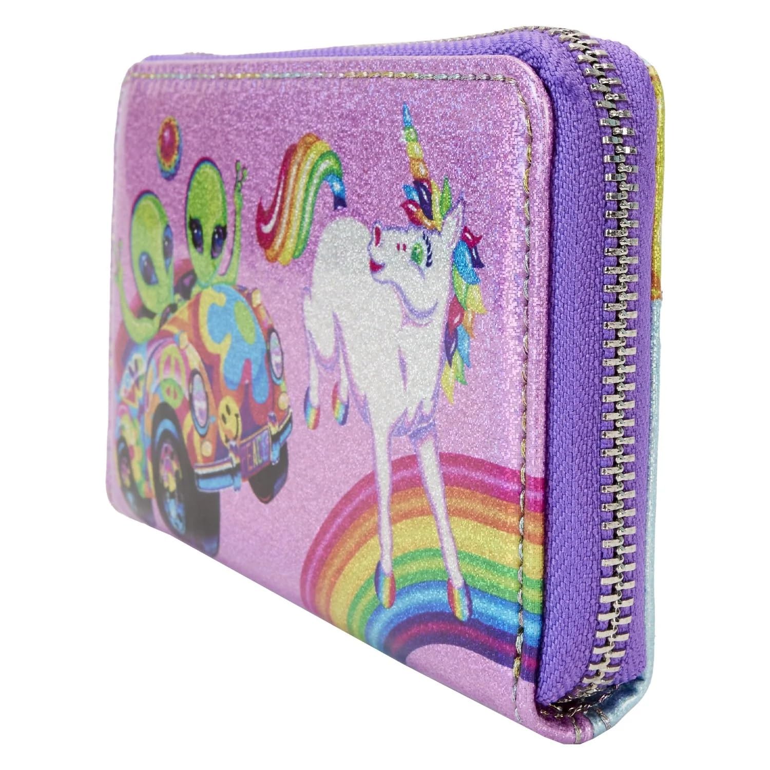 Loungefly Lisa Frank Color Block Faux Leather Wallet