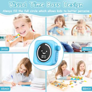 Sonneten Visual Timer for Kids, 99 Minute Digital Cute Kids Visual Timer Classroom Timer for Homeschool Supplies Study Teaching Time Management Tool Countdown Timer