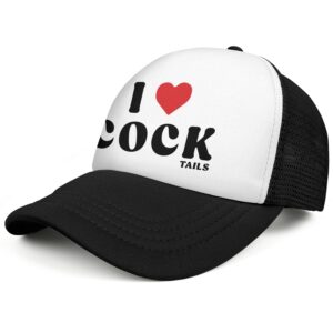 I Love Cocktail Hat I Heart Cocktail Drinking Hat Funny Hat Gag Gifts for Men Women Baseball Cap