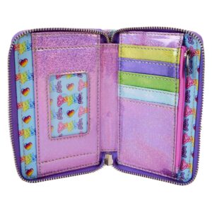 Loungefly Lisa Frank Color Block Faux Leather Wallet