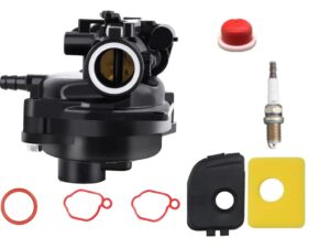 carburetor spark plug kit for 550ex 500e 450e 300e 08p502 09p602 lawn mower engine replacement 799583 593261 595656 591979 591160 with air filter,air cover,primer bulb assembly