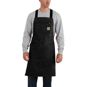 carhartt men's firm duck apron, black, one size