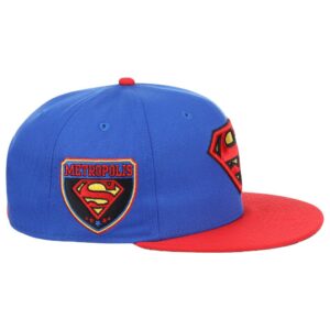 DC Comics Superman w/Comic UV Adjustable Snapback Cap RBL/RED