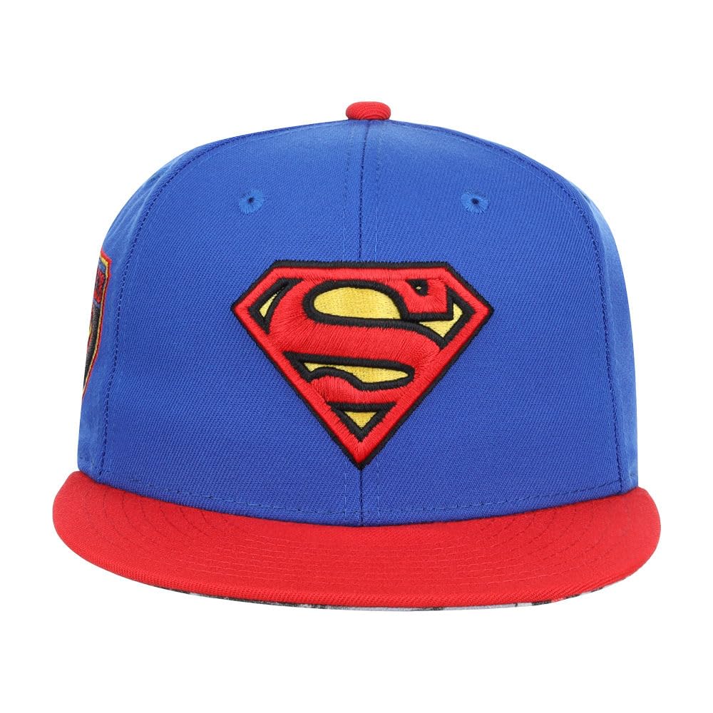 DC Comics Superman w/Comic UV Adjustable Snapback Cap RBL/RED