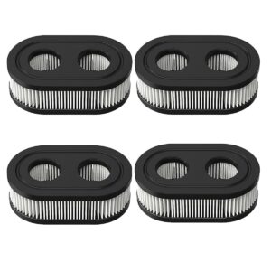 4PCS Air Filters Suitable for 593260 798452 334404 Series Engine 550E 500EX 550EX 625 575EX 4247 5432 5432K 09P00 09P702 Lawn Mower Air Filter Mower Series Engine