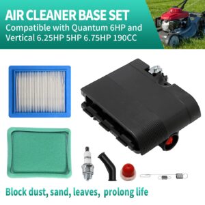 Anxingo 795259 Air Filter Cover Kit Replacement For B S Most 10000 11A000 120000 122000 124000 Engine, 491588 Air Filter Primer Base 281340 Air Filter Cover 692298 Air Filter