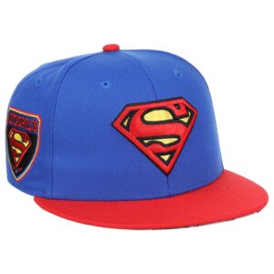 DC Comics Superman w/Comic UV Adjustable Snapback Cap RBL/RED