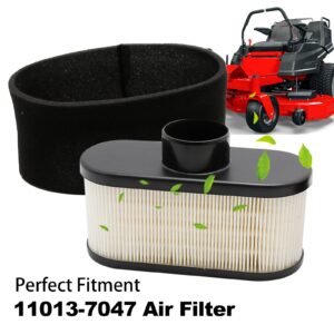 Anxingo FR651V Air Filter Replacement For Kawasaki FR651V FR691V FR730V FS481V FS541V FS600V FS651V FS691V FS730V 4-Cycle Engine, 11013-0752 MIU12555 Air Filter 49065-7002 Oil Filter Kit