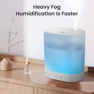 YOGIN humidifiers for Bedroom, 3L Ultrasonic Cool Mist Humidifiers for Home Baby NTop Fill Smart Air Humidifier Runs for up to 40 Hours