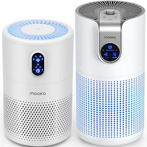 MOOKA B-D02L + M03 Air Purifiers for home large room Combo