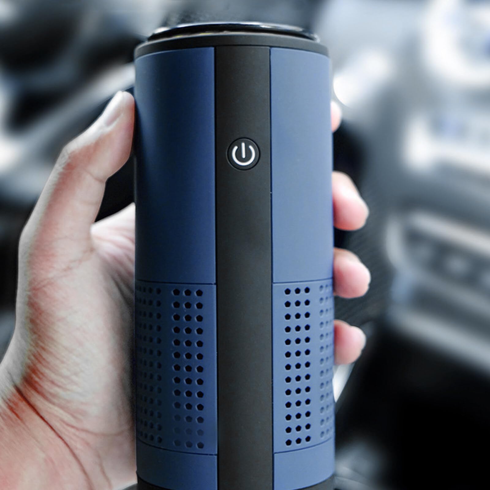 Car Air Purifier Ionizer, USB Rechargeable Quiet Portable Ionic Air Purifier, for Home Car Office