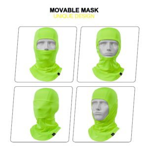 SAITAG Balaclava Ski Mask 2 Pieces-Winter Full Face Mask for Men Women, Sheisty Mask Sun Hood for Skiing Snowboarding