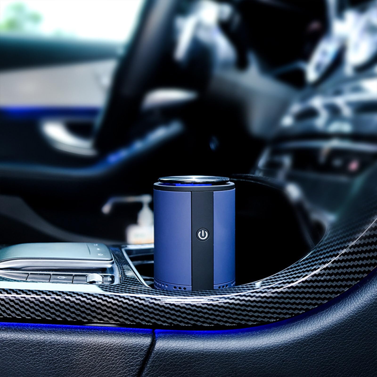 Car Air Purifier Ionizer, USB Rechargeable Quiet Portable Ionic Air Purifier, for Home Car Office