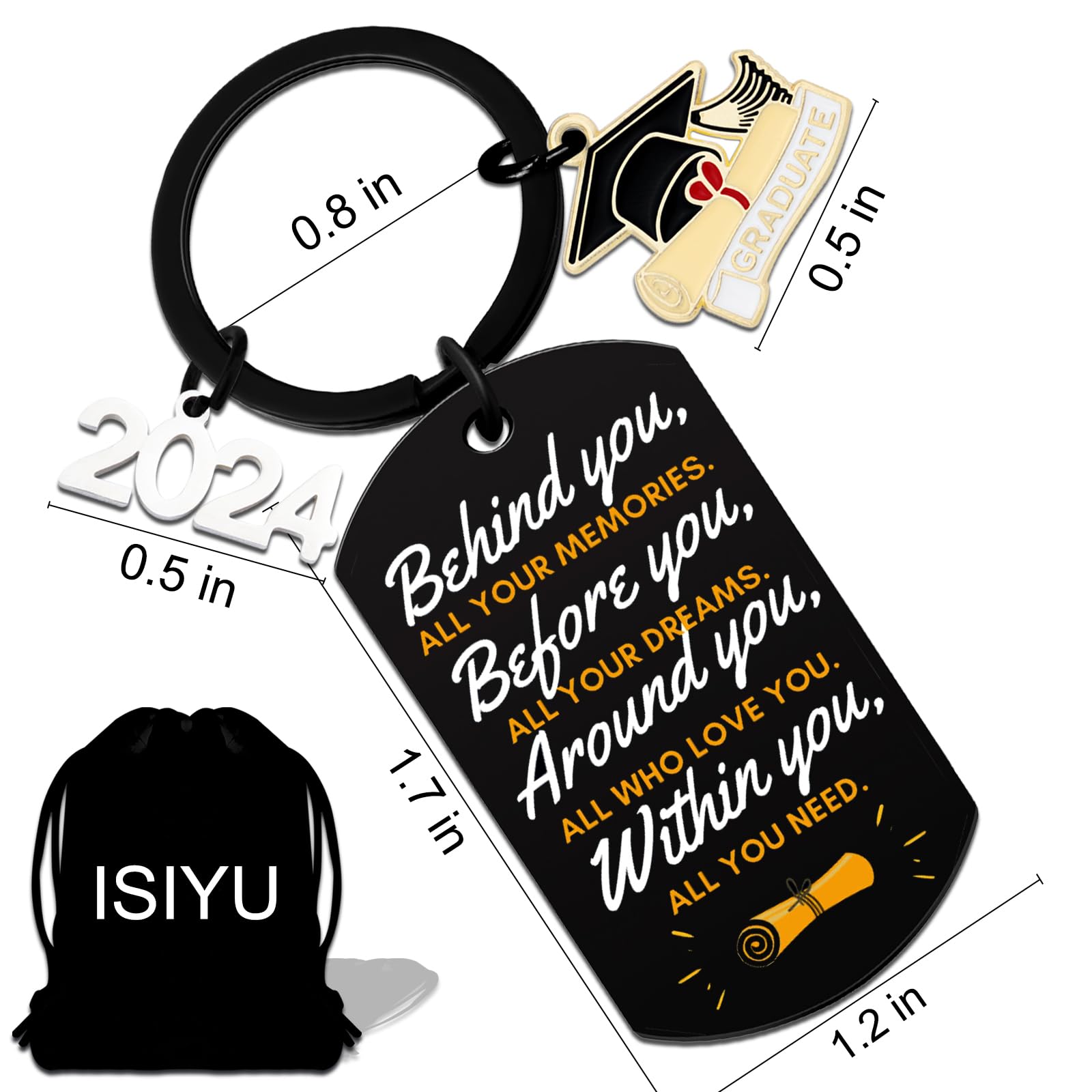 isiyu Graduation Gifts College Students for Her Him Son Daughter Women Men Guys Class of 2024 Teen Girls Boys Trendy Stuff Gifts for Teenage Girls Boys Christmas Brithday Easter Basket Stuffers