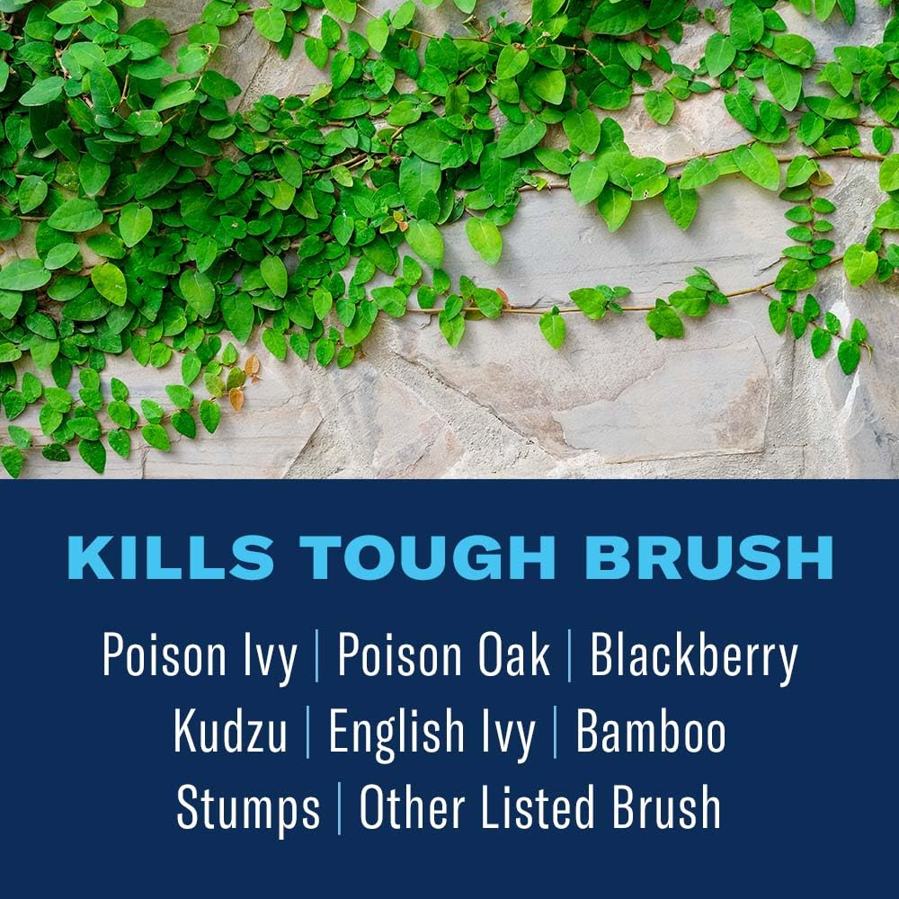 BioAdvanced 800600B Extended Control Brush Ivy Killer, Also Kills Poison Oak, BlackBerry, Kudzu and More, Concentrate, 32 oz