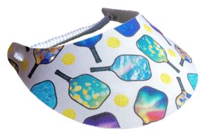 the incredible sunvisor assorted novelty designs perfect for summer! made in usa!! (pickleball 3)