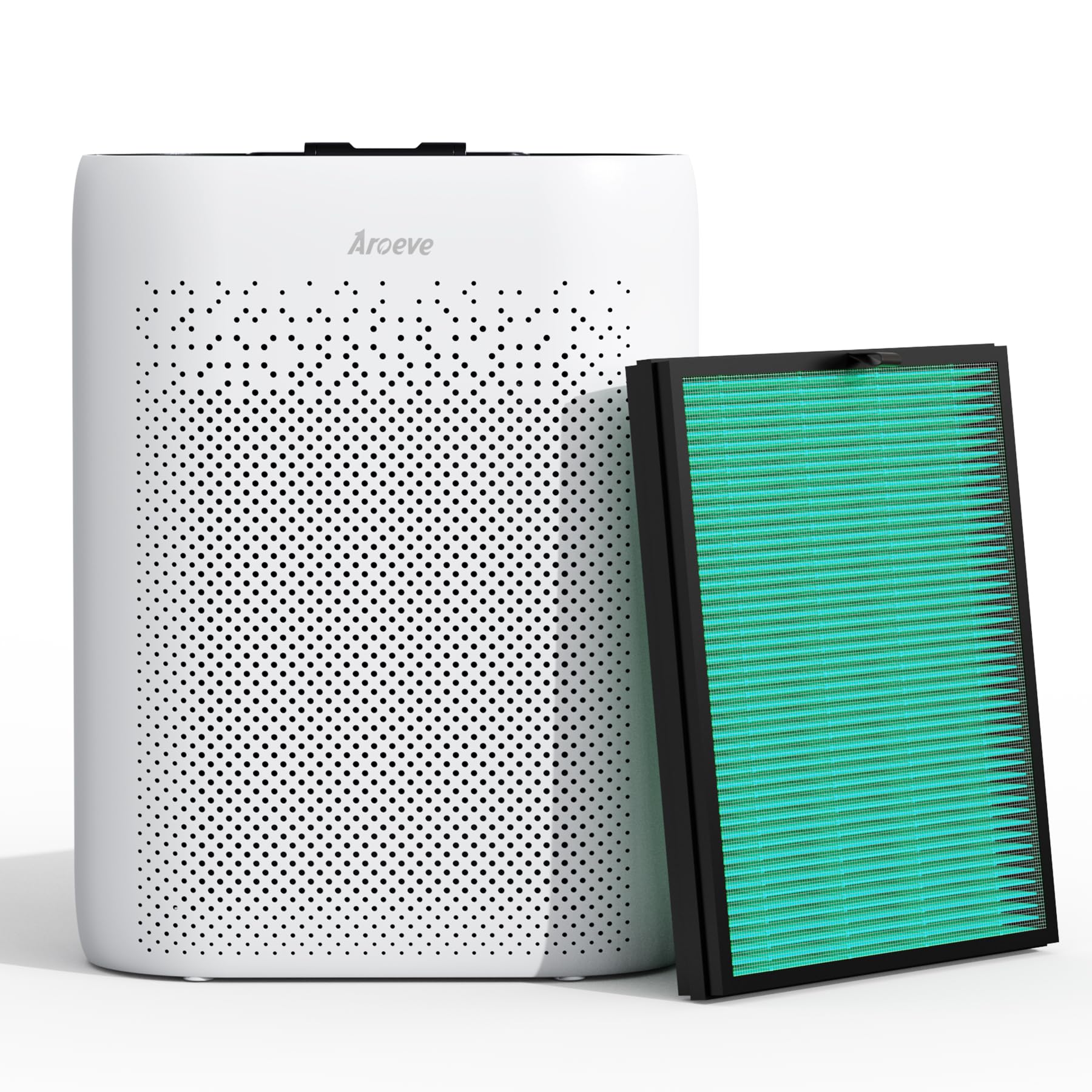 AROEVE Air Purifier with Two Filter(One Basic Version & One Pet Dand Version)