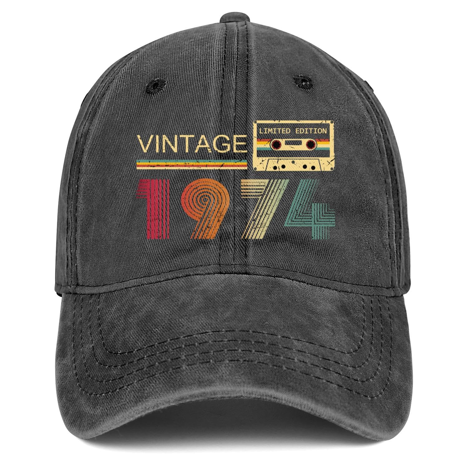 50th Birthday Gifts for Men Women 1974 Hats Vintage 1974 Baseball Cap for 50 Year Old Woman Mens Birthday Gifts